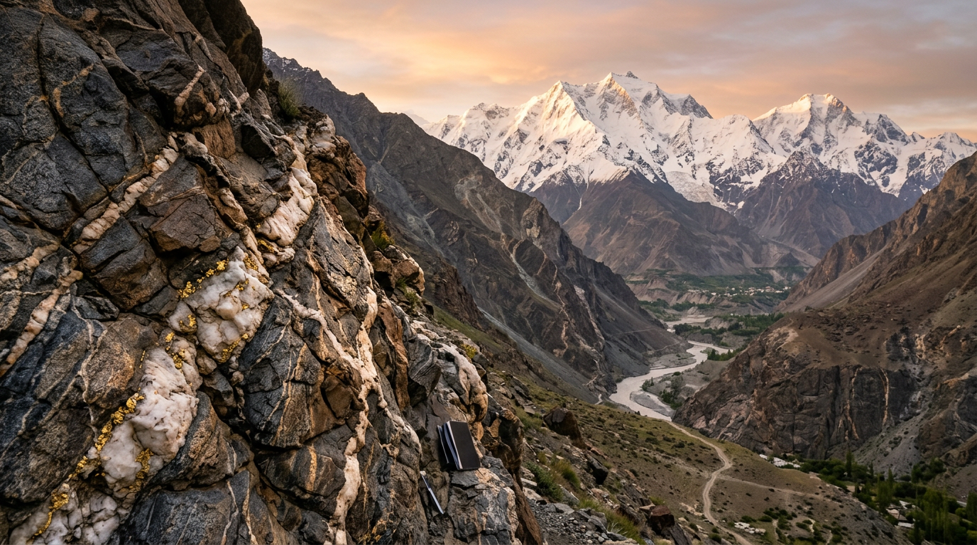 Gold deposits Gilgit-Baltistan Pakistan