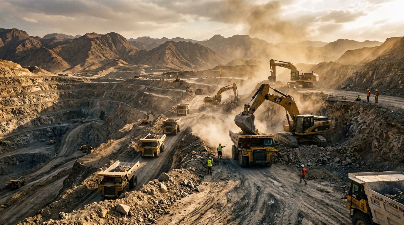 Saindak copper gold project Pakistan